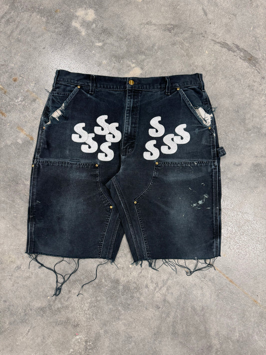 Black Worker Shorts (36 Waist)