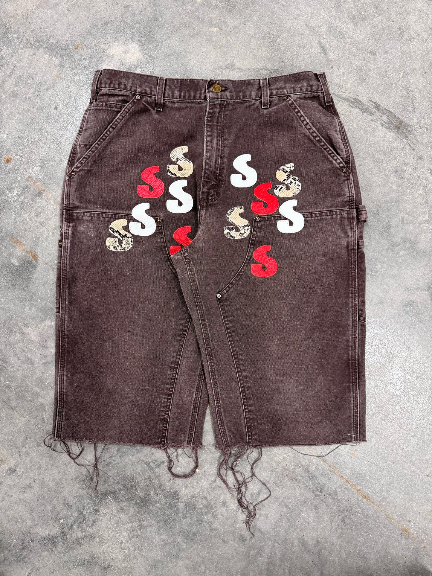 Double Knee Shorts (34 Waist)