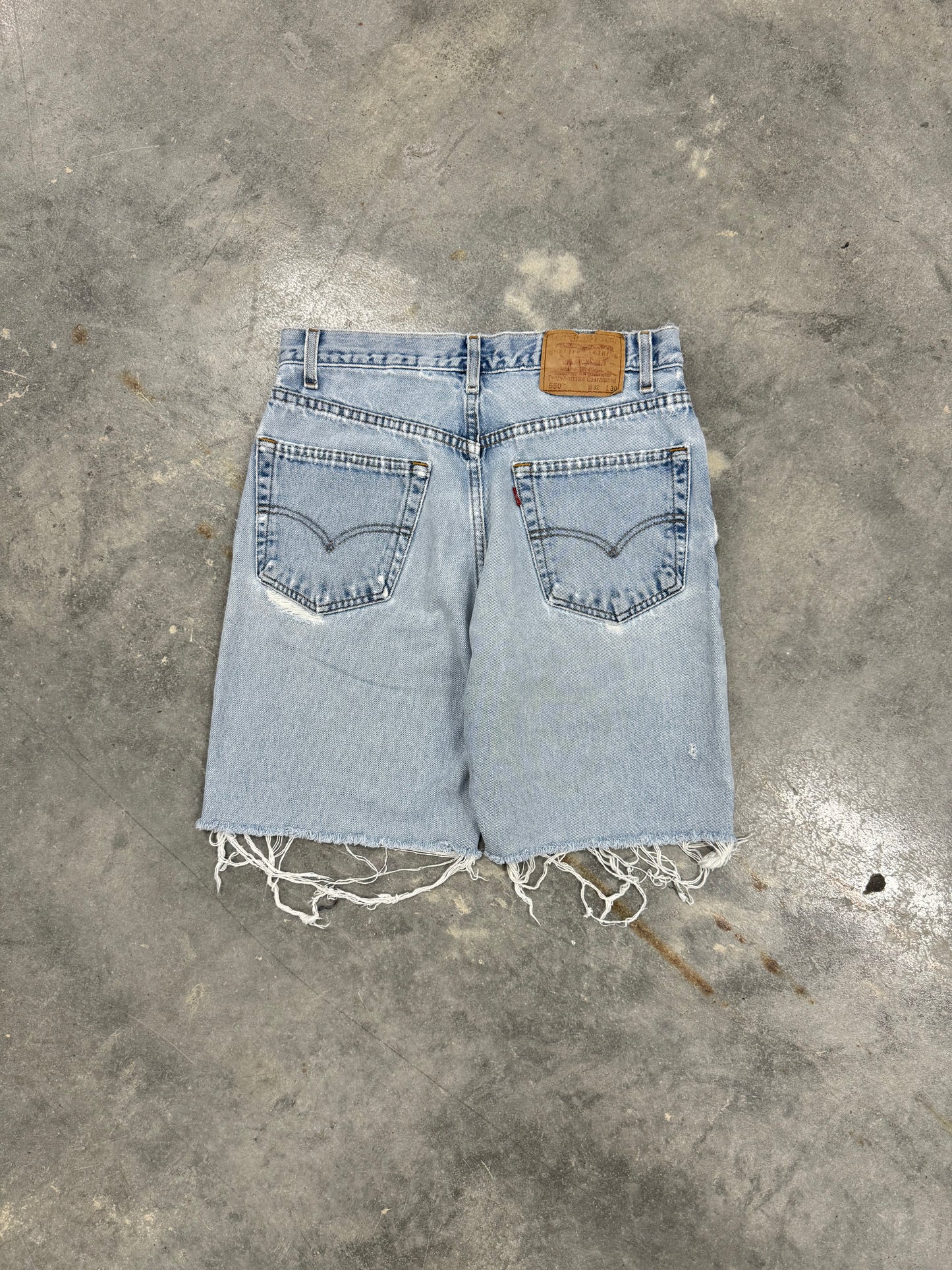 Distressed Denim Short (30 Waist)