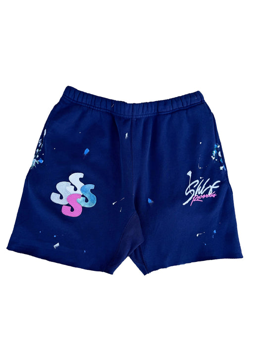 Records Shorts Navy